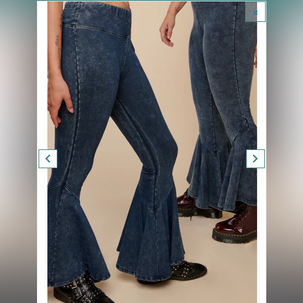 Flower Child Blue Flare Pants!